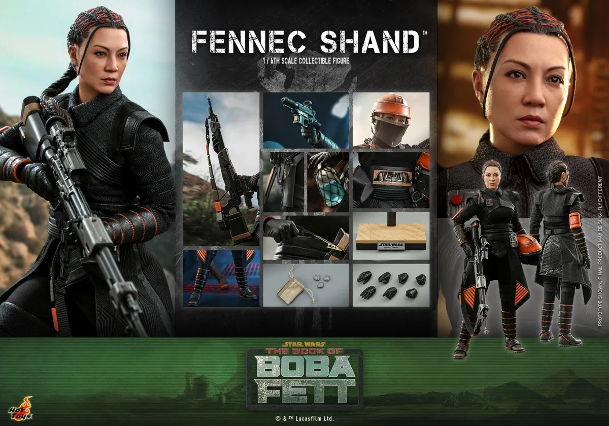 Hot Toys The Book of Boba Fett Fennec Shand 1/6 Scale Collectible Figure - Image 3