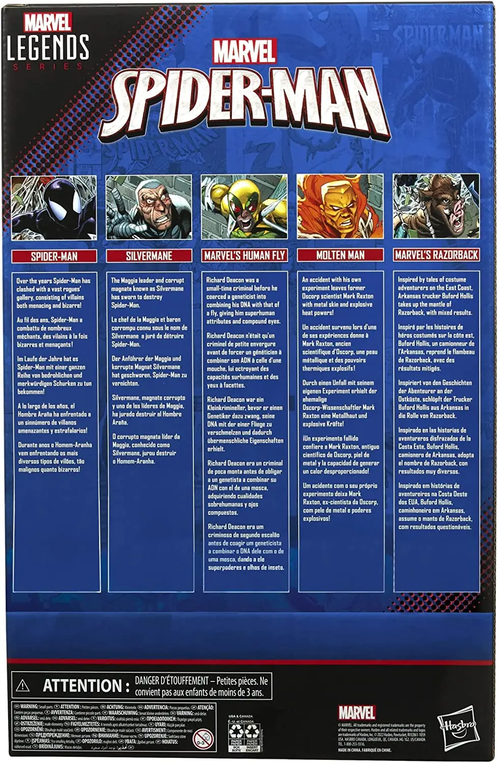 Marvel Legends Spider-Man 5 Figure Box Set - Image 4