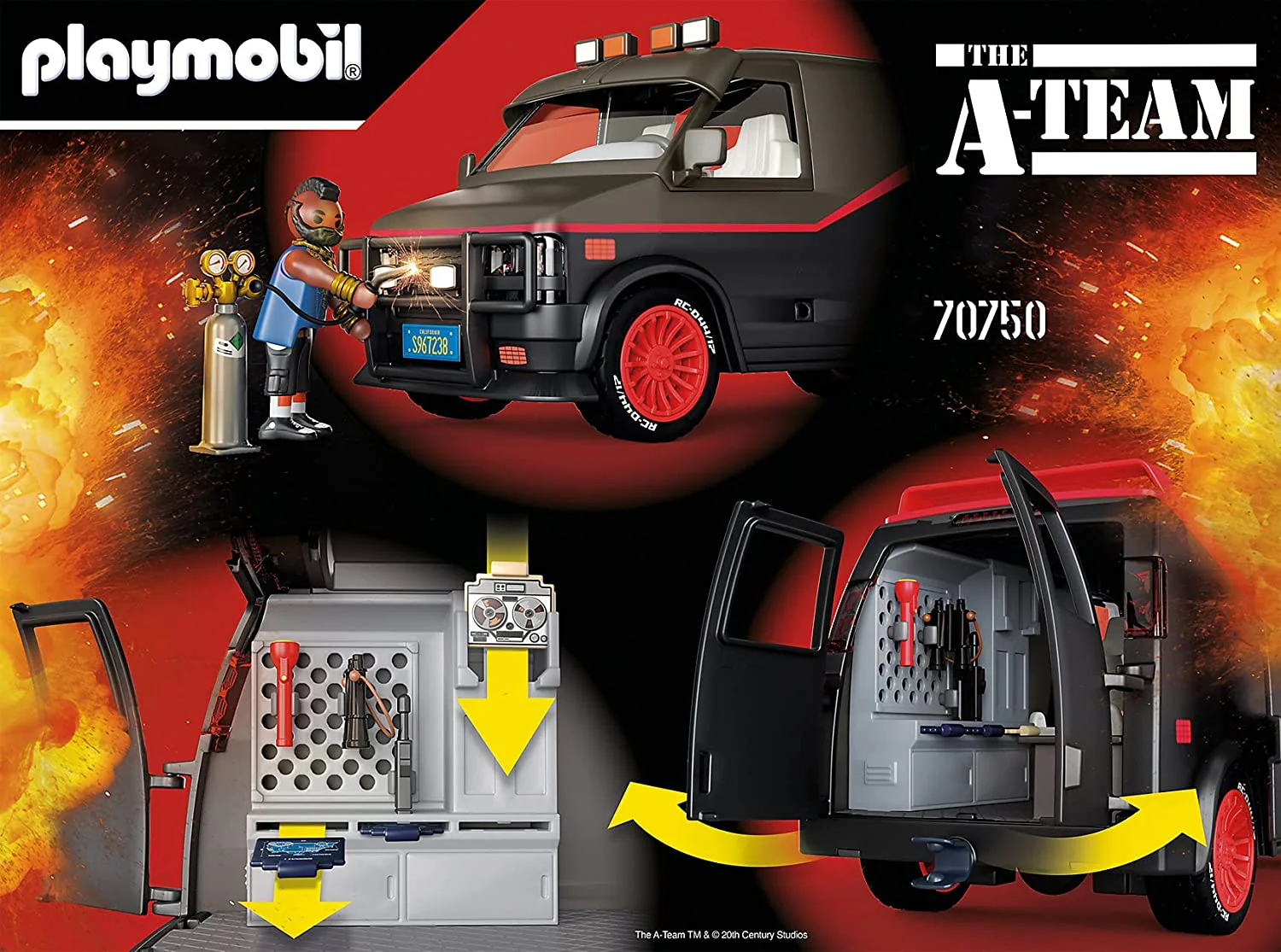 Playmobil A-Team Van 70750 - Image 3