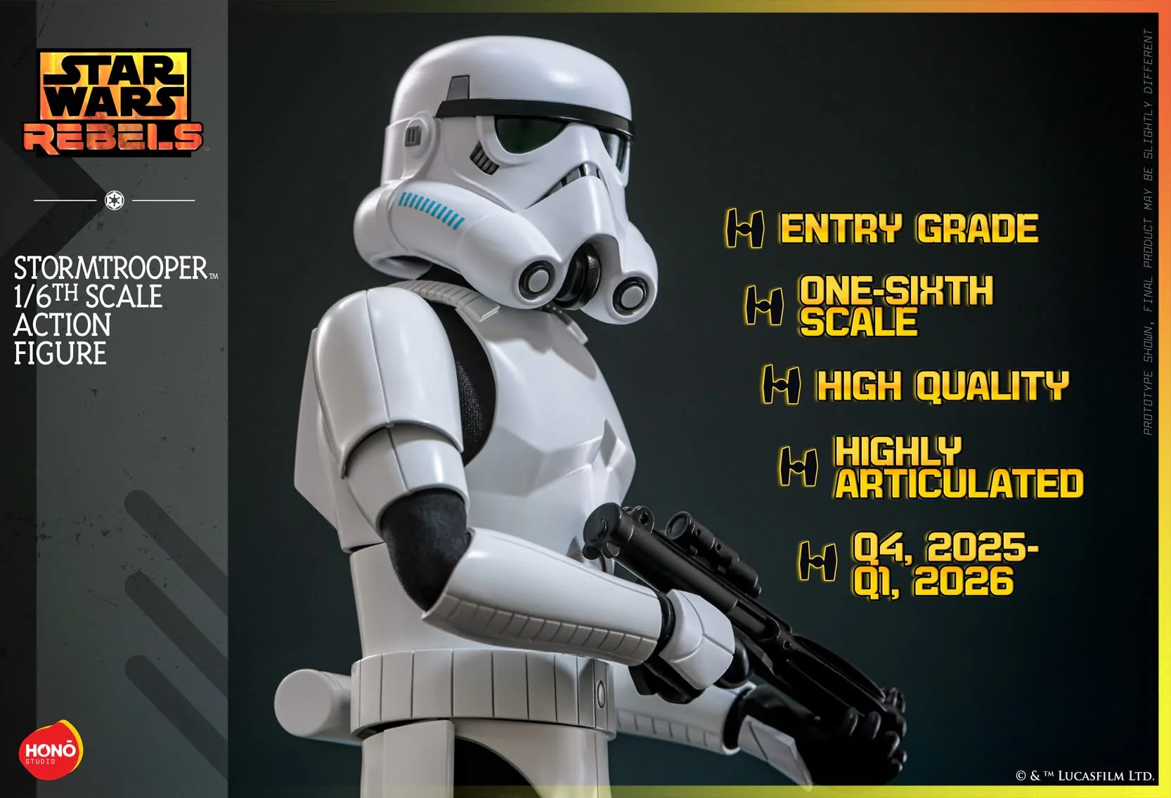 PRE-ORDER Hono Studios Star Wars Rebels 1/6 Scale Stormtrooper - Image 4