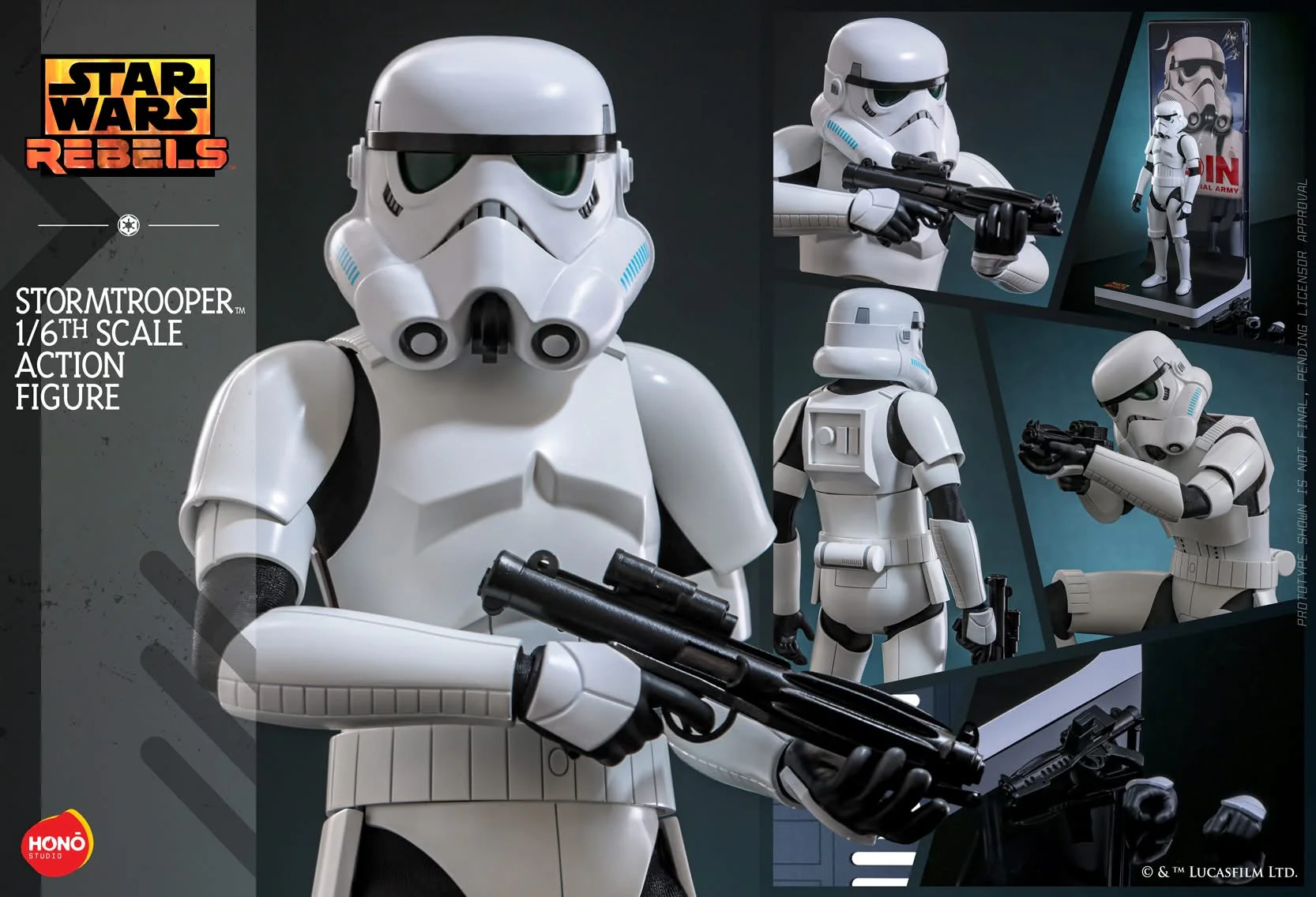 PRE-ORDER Hono Studios Star Wars Rebels 1/6 Scale Stormtrooper - Image 5