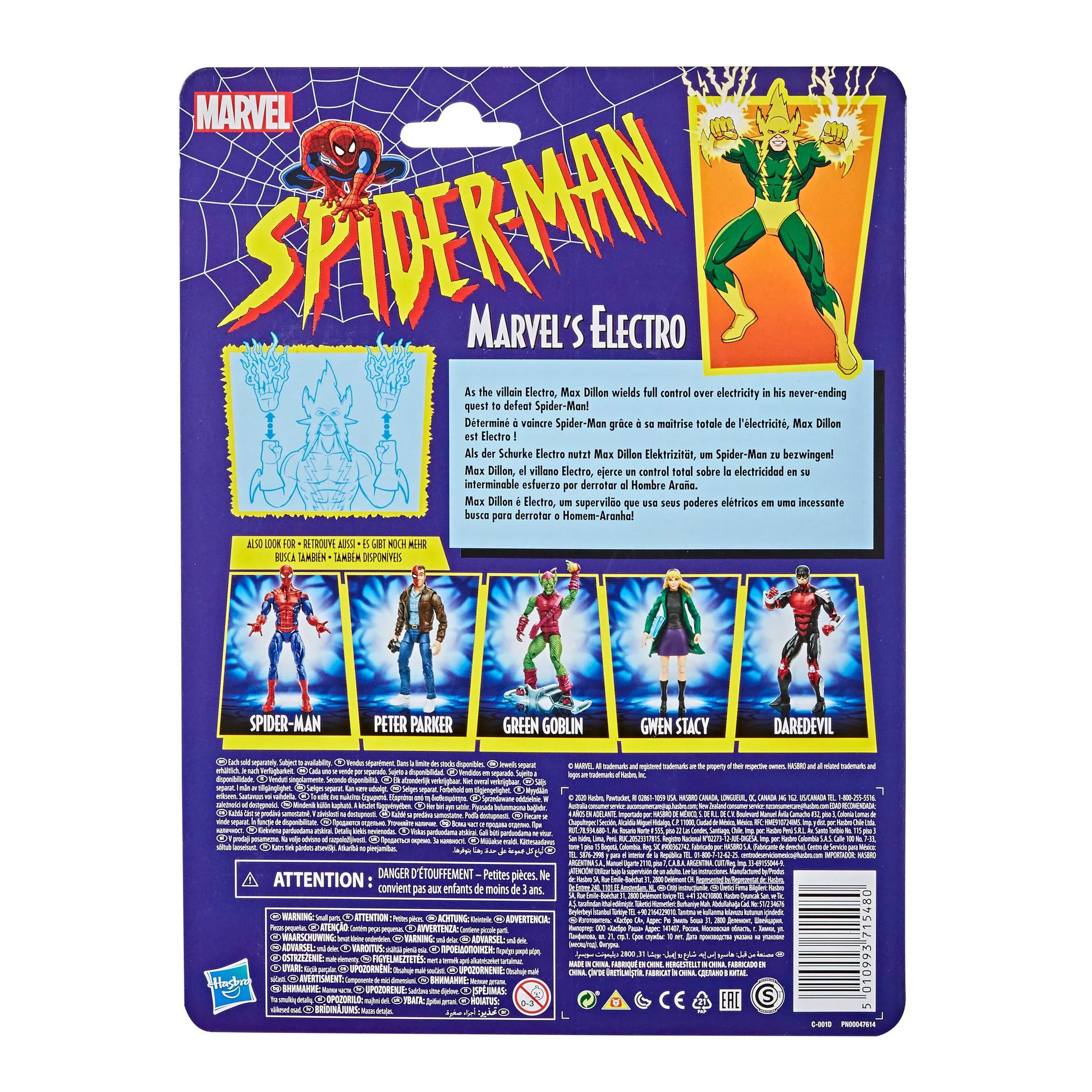 Marvel Legends Retro Spider-Man Electro - Image 3