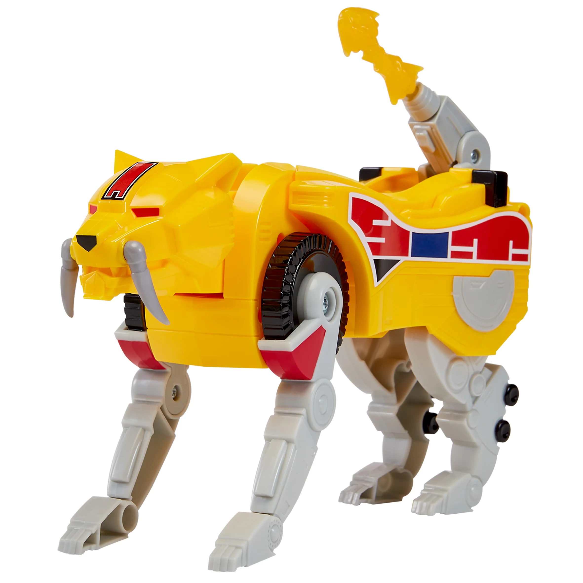 Mighty Morphin Power Rangers Re-Ignition Sabertooth Tiger Combinable Megazord - Image 3