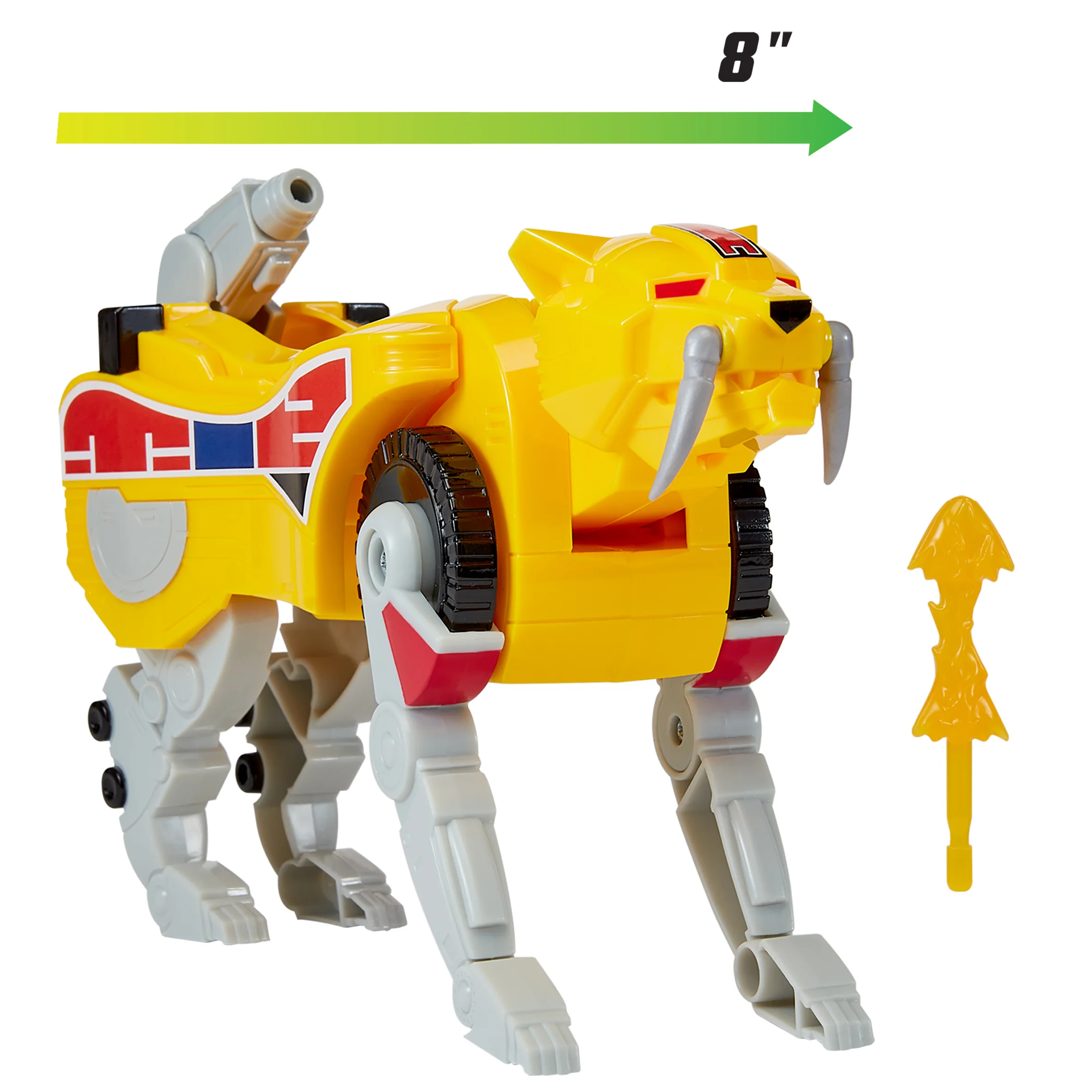Mighty Morphin Power Rangers Re-Ignition Sabertooth Tiger Combinable Megazord - Image 4