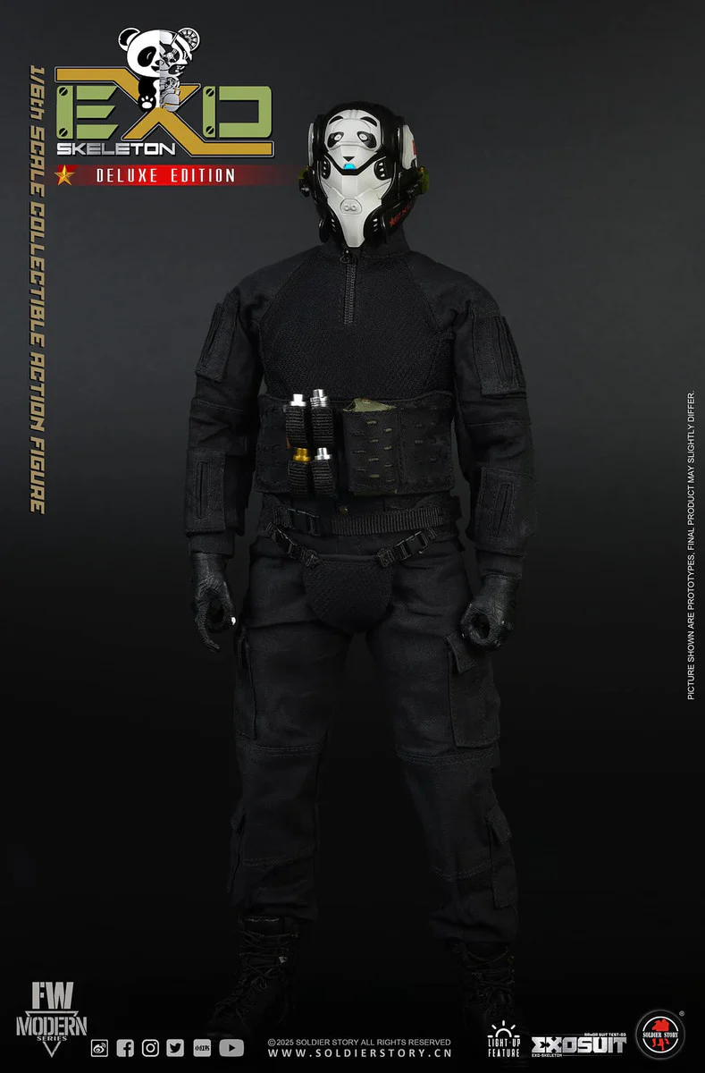 PRE-ORDER Soldier Story EXO-Skeleton Armor Suit Test-03 Panda Division DX Version 1/6 Scale Collectible Figure - Image 3