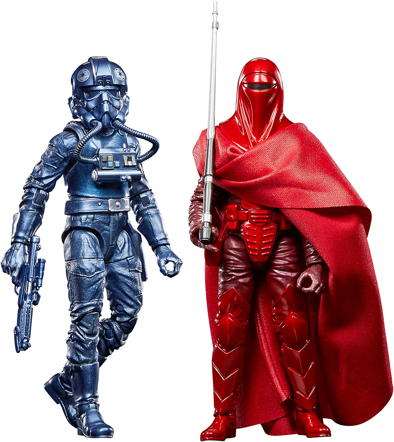 Star Wars 40th Anniversary Exclusive Carbonized Emperor’s Royal Guard and Tie Pilot 2 Pack (IMPORT STOCK) - Image 3